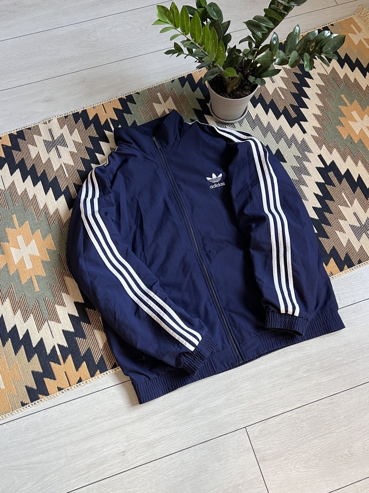 Adidas × Vintage Vintage Adidas Track Retro Jacket 3 Stripes Y2k Size US L / EU 52-54 / 3 - 7 Thumbnail