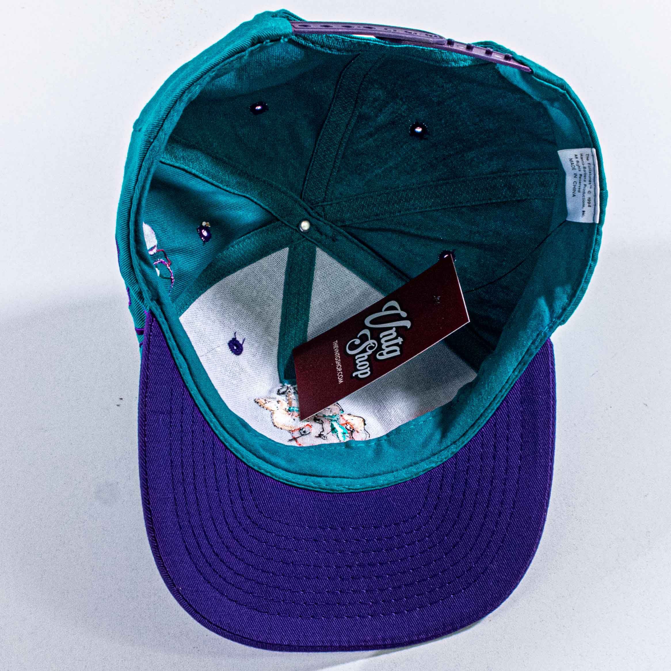 Vintage 90s Fred Flintstone Blockhead Hat Snapback Hanna Barbera Size ONE SIZE - 7 Thumbnail