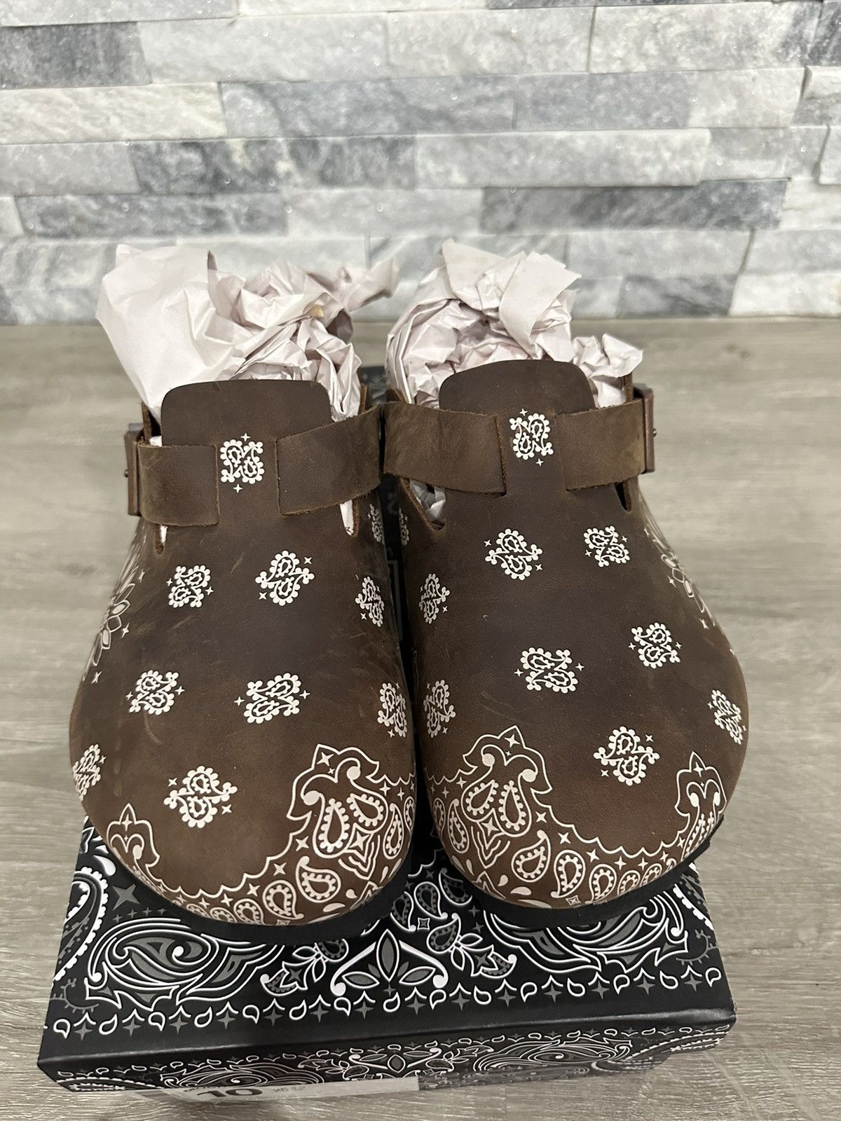 Bravest Studios Bravest Studios Mocha Paisley Mule | Grailed