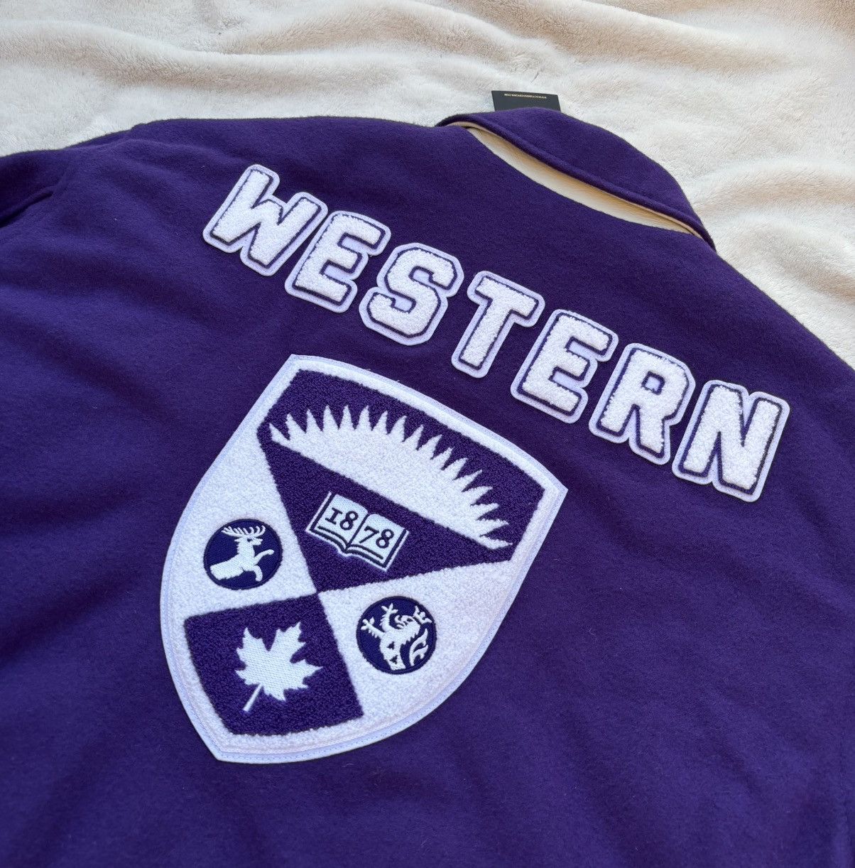 October's Very Own OVO x Western University Purple Varsity Jacket Size US S / EU 44-46 / 1 - 5 Thumbnail
