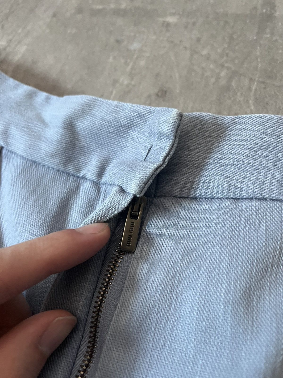 Miu Miu Miu Miu 2017 jeans grey blue women pants Size 30" / US 8 / IT 44 - 7 Thumbnail