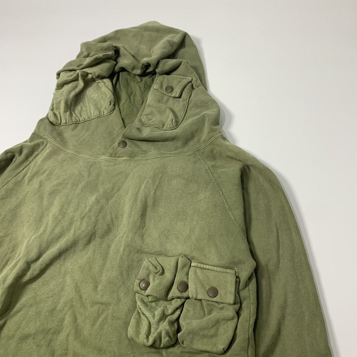 Kapital Kapital Alpine Fleecy Multi Pocket Utility Cargo Hoodie Size US XL / EU 56 / 4 - 5 Thumbnail