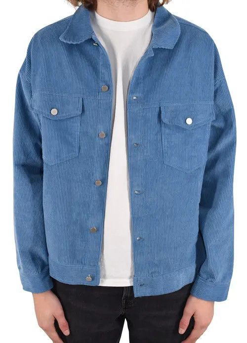 Other Corduroy Jacket Ocean Blue Size US XXL / EU 58 / 5 - 1 Thumbnail