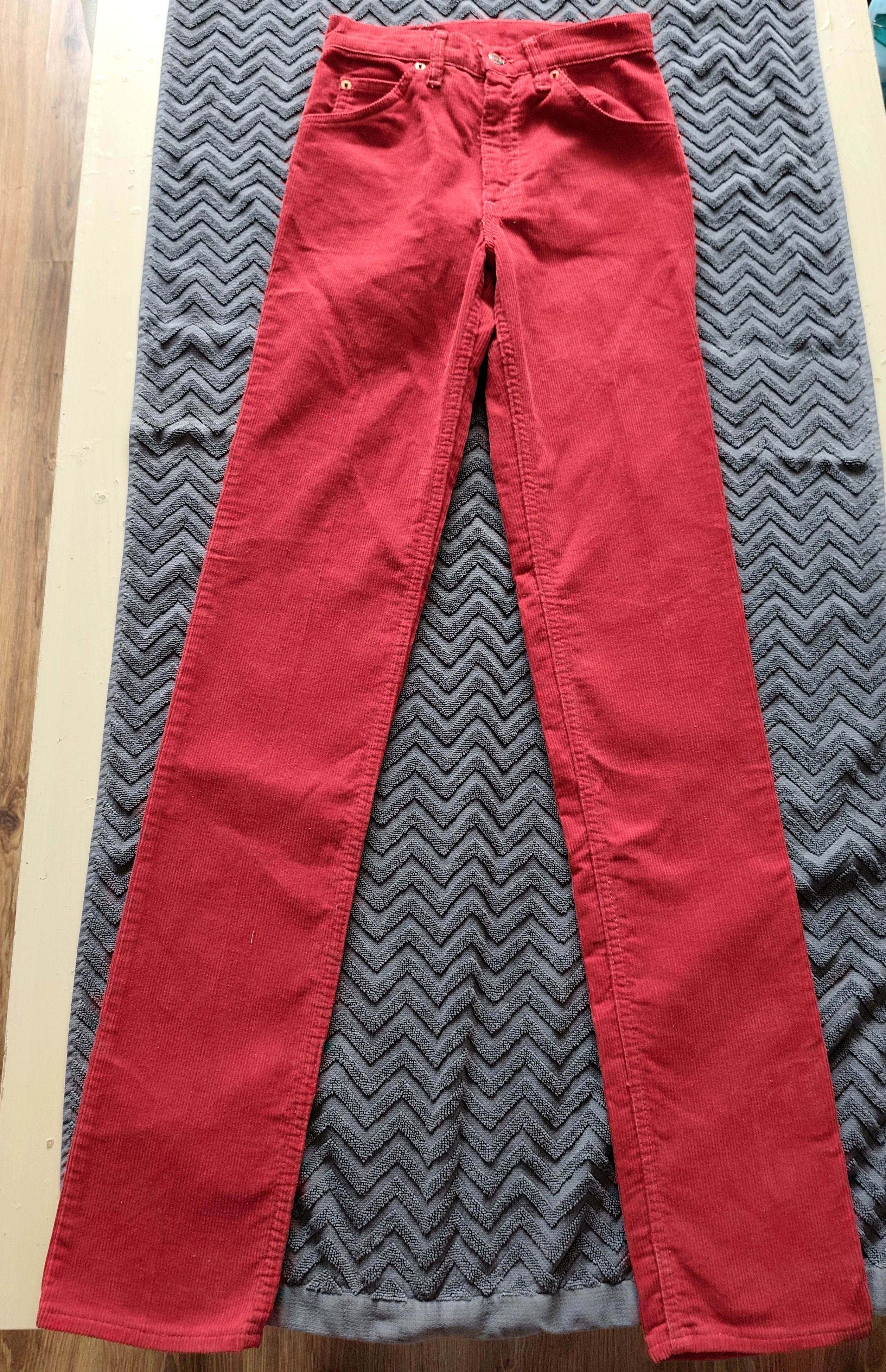 Levi's × Levi's Vintage Clothing Levis Vintage 80s Red jeans 631 59 83 size W22/L36 Size 22" - 4 Thumbnail