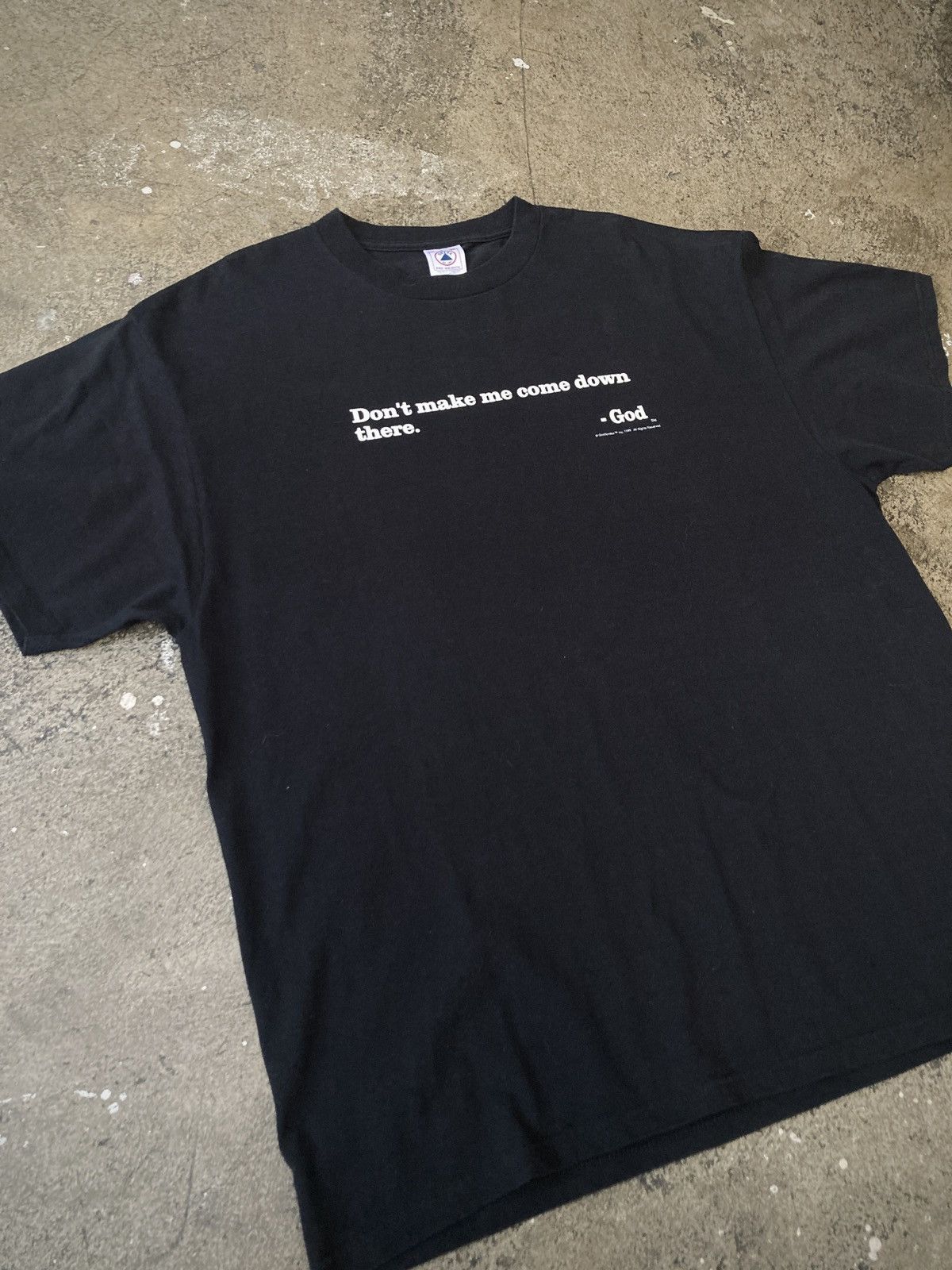 Vintage Vintage 90s Humor Tee Size US XL / EU 56 / 4 - 3 Thumbnail
