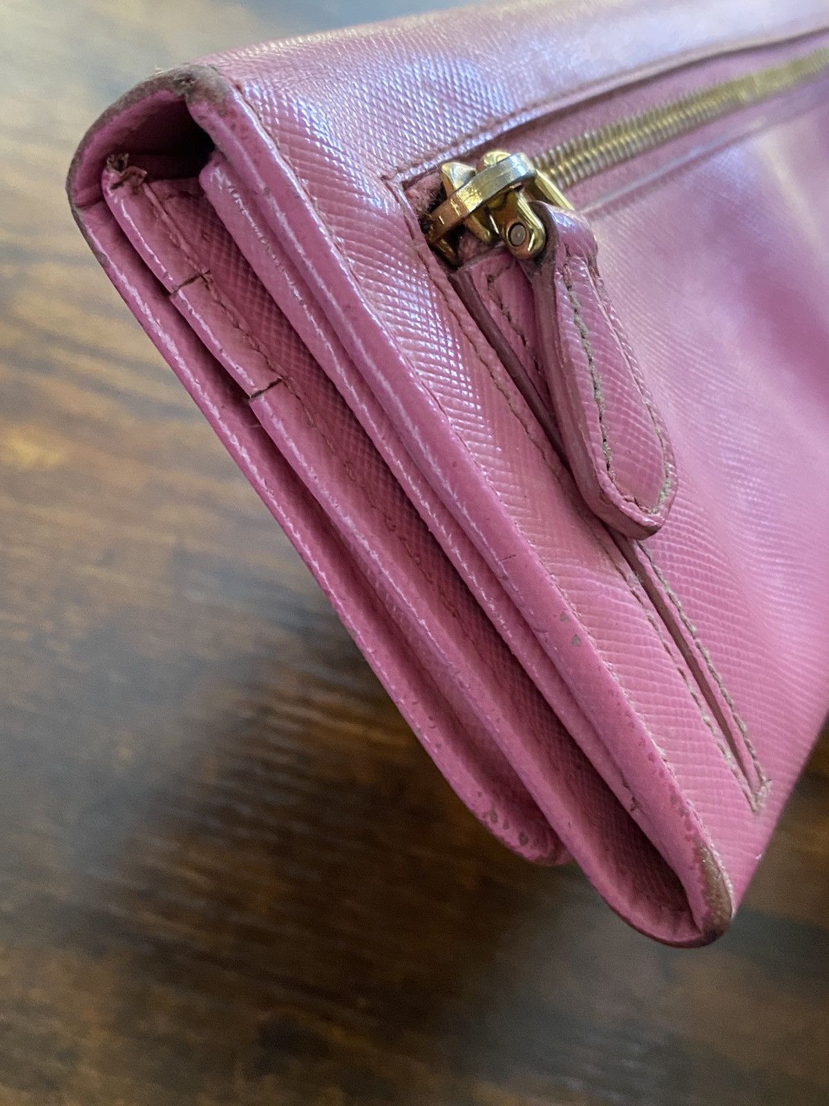 Prada Prada Saffiano Metal Long Wallet Size ONE SIZE - 8 Thumbnail