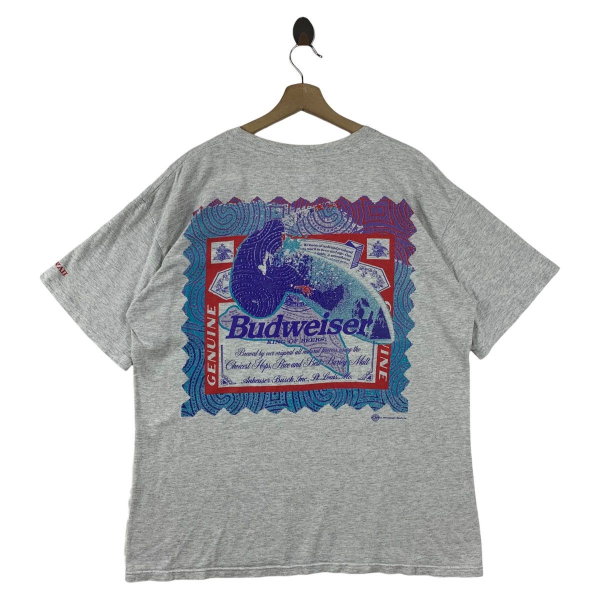 Budweiser × Vintage Vintage BUDWEISER big print tee Size US L / EU 52-54 / 3 - 1 Thumbnail