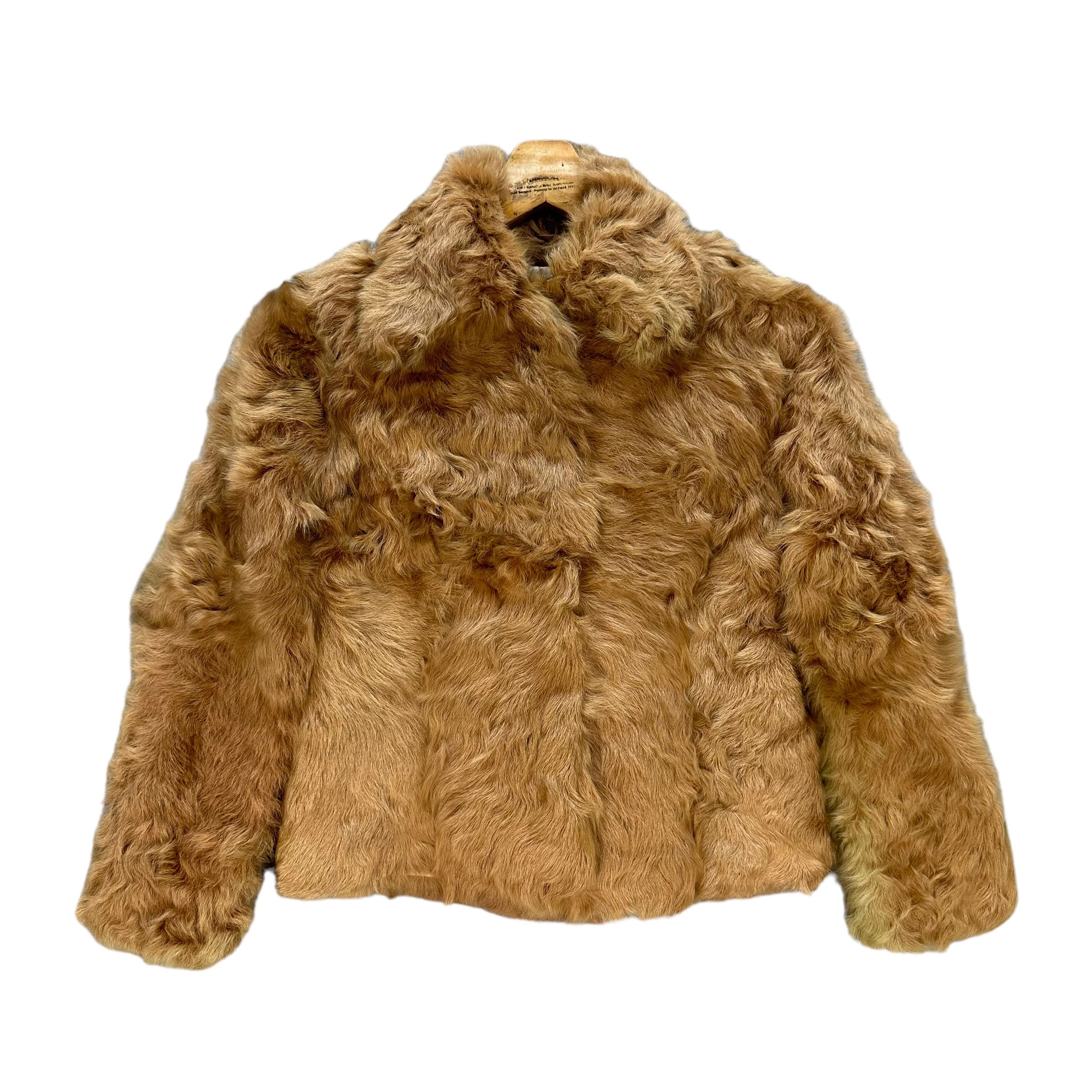 Japanese Brand QUEENS COURT FUR JACKET #8287-001 Size XS / US 0-2 / IT 36-38 - 1 Thumbnail