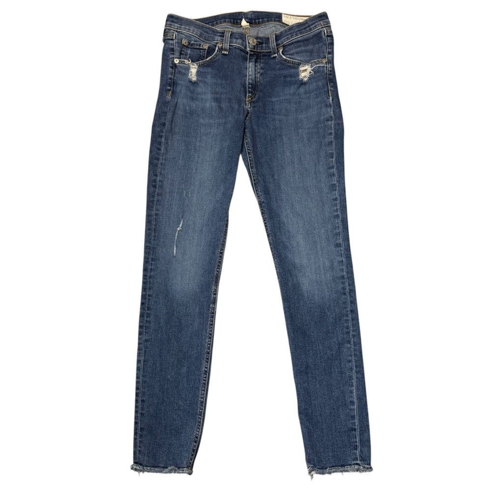 Rag & Bone rag & bone Ankle Skinny Distressed Jeans in La Paz Size 29 Size 29" - 2 Thumbnail