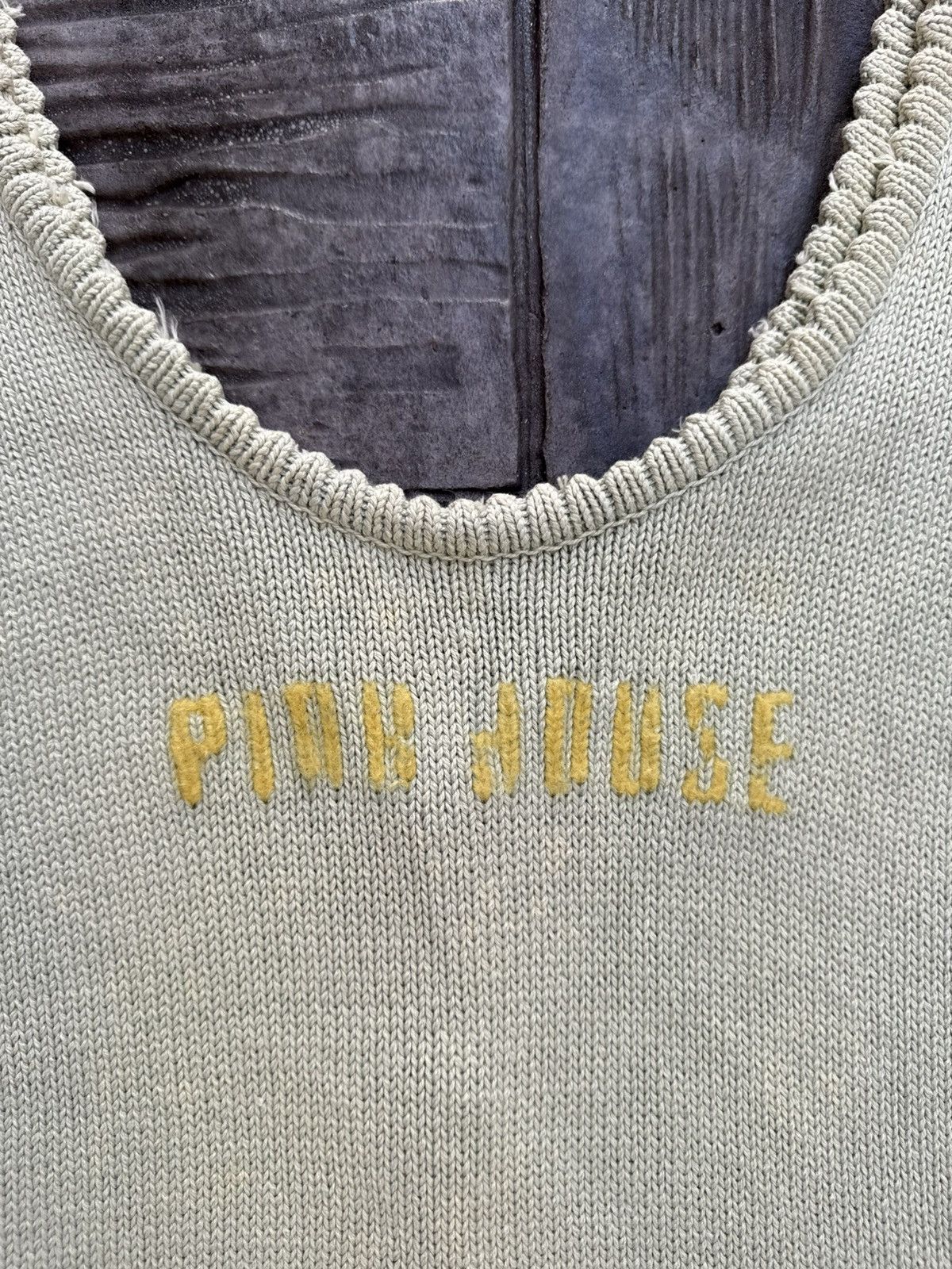 Pink House Vintage Rare PINK HOUSE Knitted Tank Top Back Button Size M / US 6-8 / IT 42-44 - 5 Thumbnail