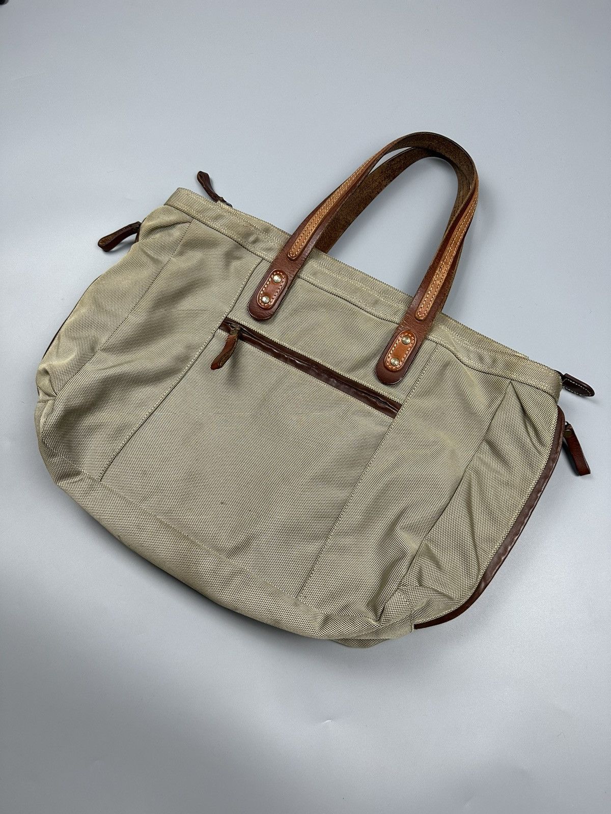 Leather × MasterPiece Vintage Masterpiece Chef Doeuvre Leather Tote Bag Size ONE SIZE - 1 Thumbnail