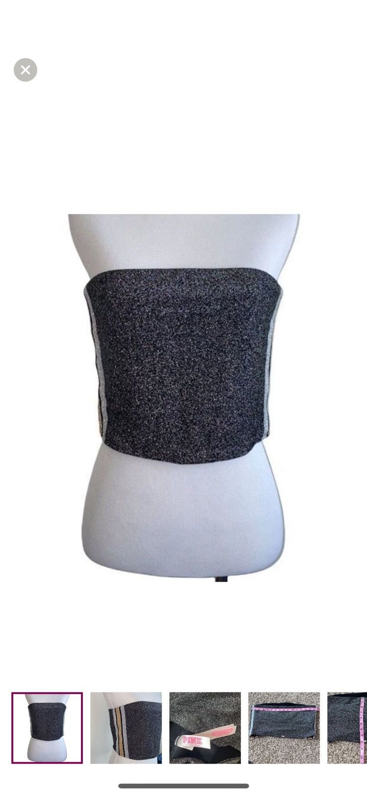 Pink Pink Victoria’s Secret medium sparkly bandeau tube top Size M / US 6-8 / IT 42-44 - 1 Thumbnail