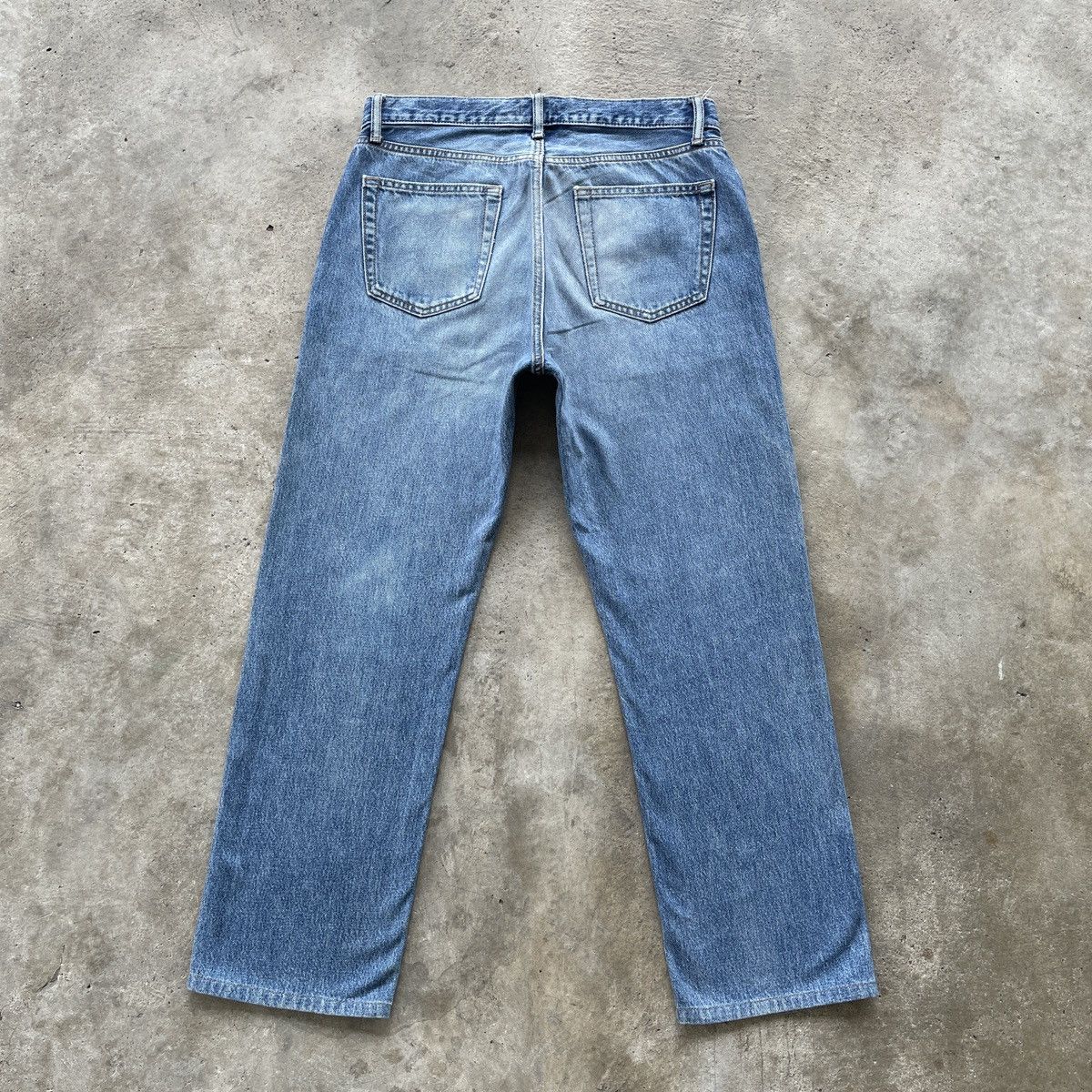 Japanese Brand × Jean × Vintage W31x27.5💥 Vintage Japanese Brand Faded Denim Jeans Pants Size US 31 - 10 Thumbnail