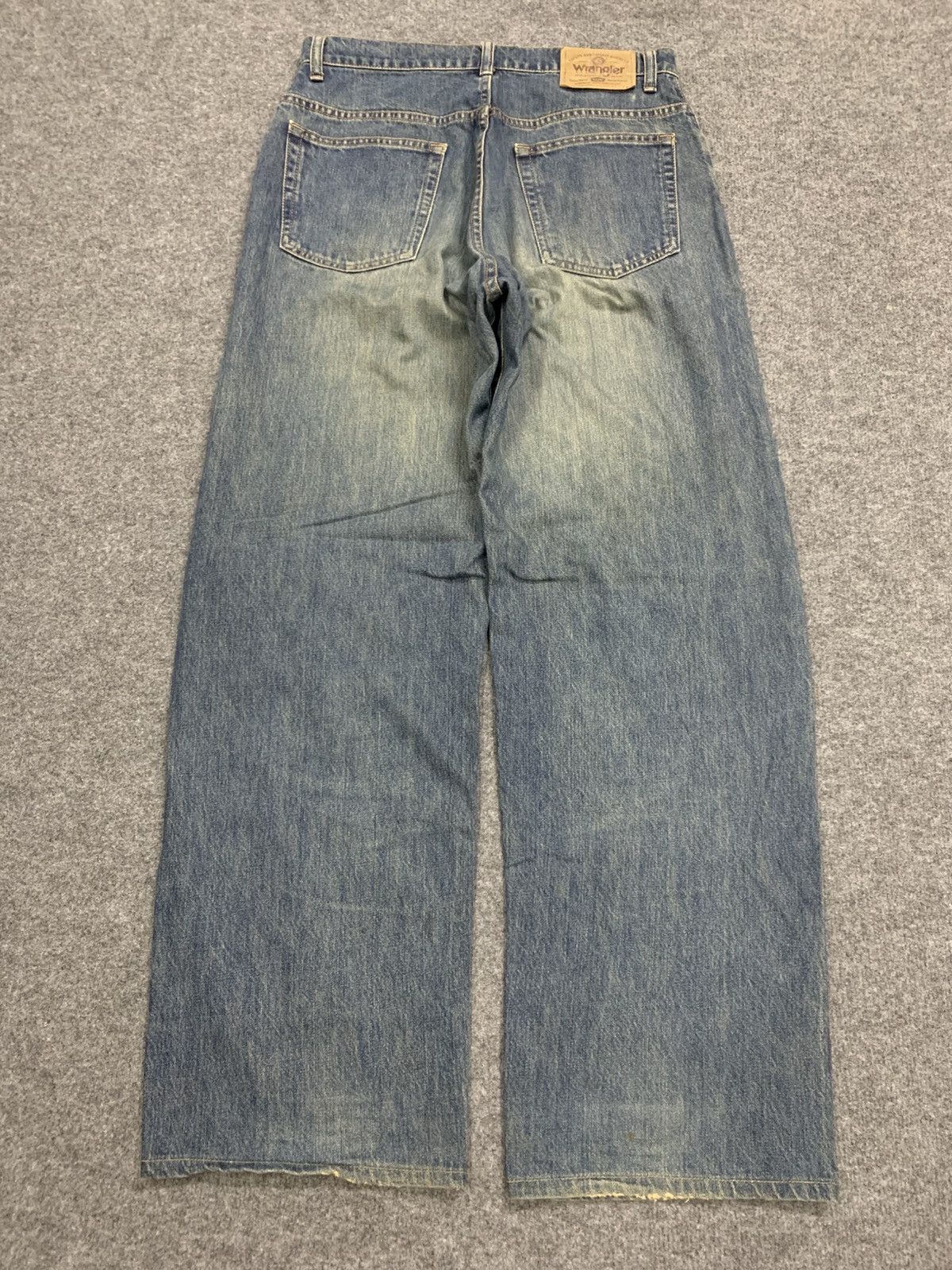 Pre-owned Fubu X Jnco Vintage Baggy Wrangler In Faded Check