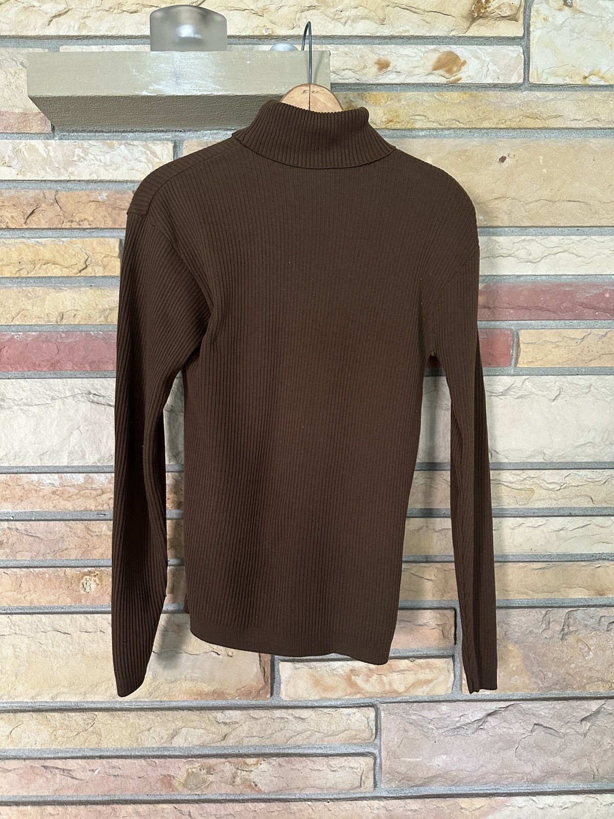 Vintage Vintage 60s Ribbed Turtleneck Sweater Size M / US 6-8 / IT 42-44 - 4 Thumbnail