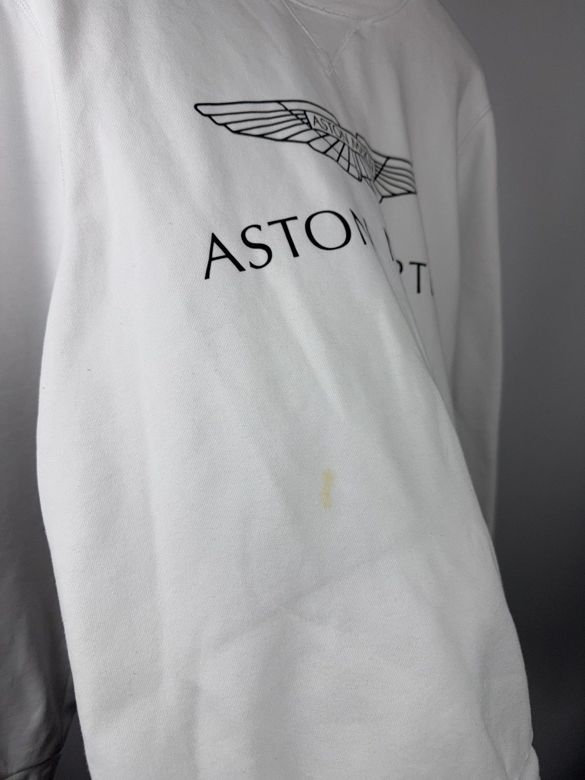 Hackett Racing Aston Martin AMR Hackett London White Sweatshirt Size US L / EU 52-54 / 3 - 4 Thumbnail