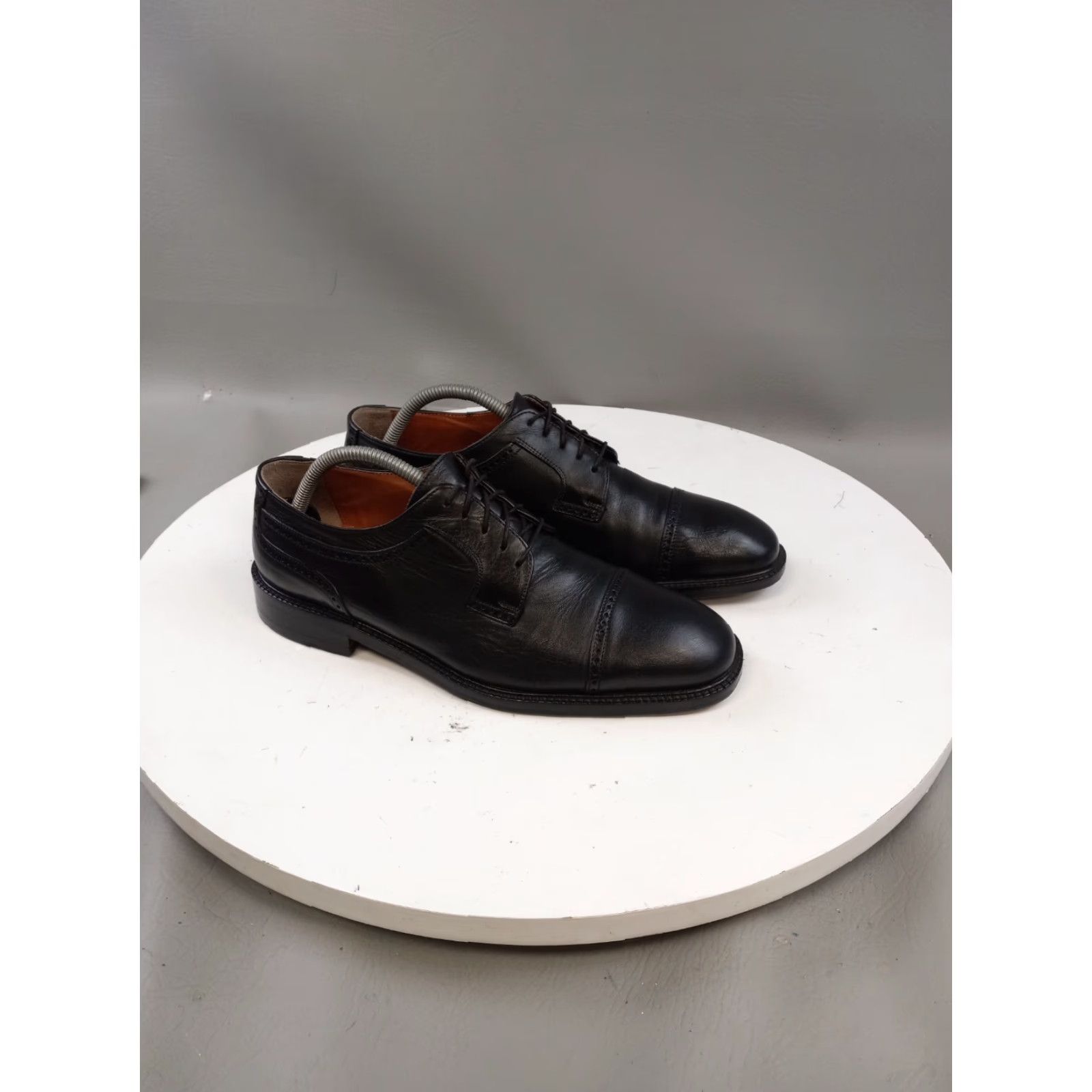 Florsheim Florsheim Imperial Men's Shoes Black Size 9.5 Cap Toe Dress Shoe Lace Up Oxford Italy - Imperial Cap Toe Dress Shoe Mens Footwear Size ONE SIZE - 2 Thumbnail