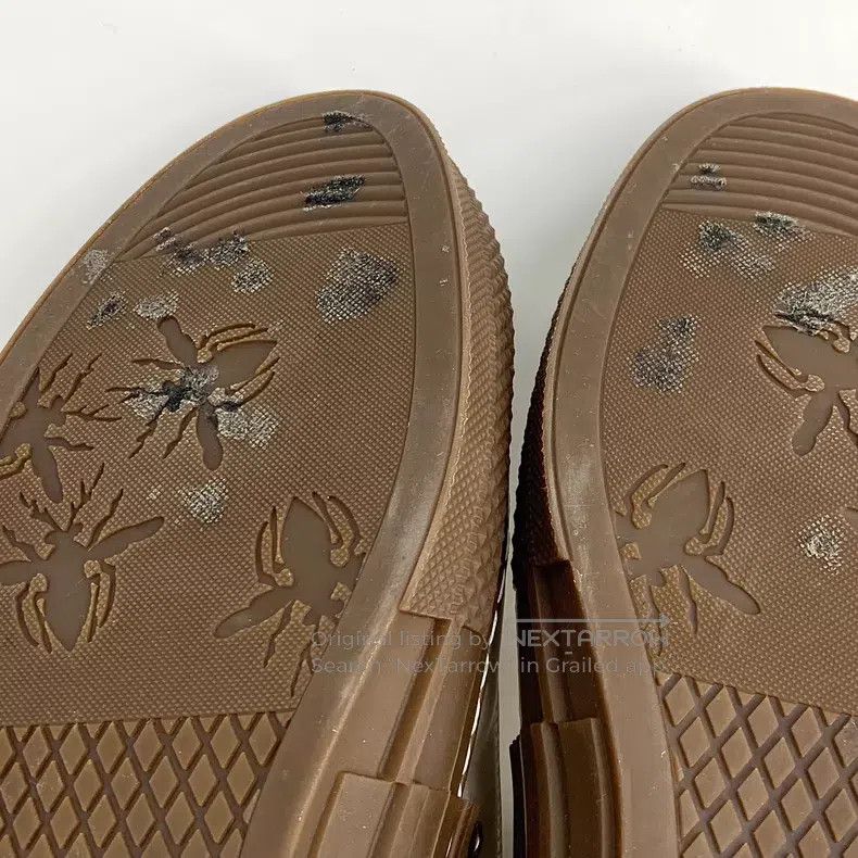 Dior Dior Dark brown logo old flower lace-up casual flat canvas Size US 10 / EU 43 - 8 Thumbnail
