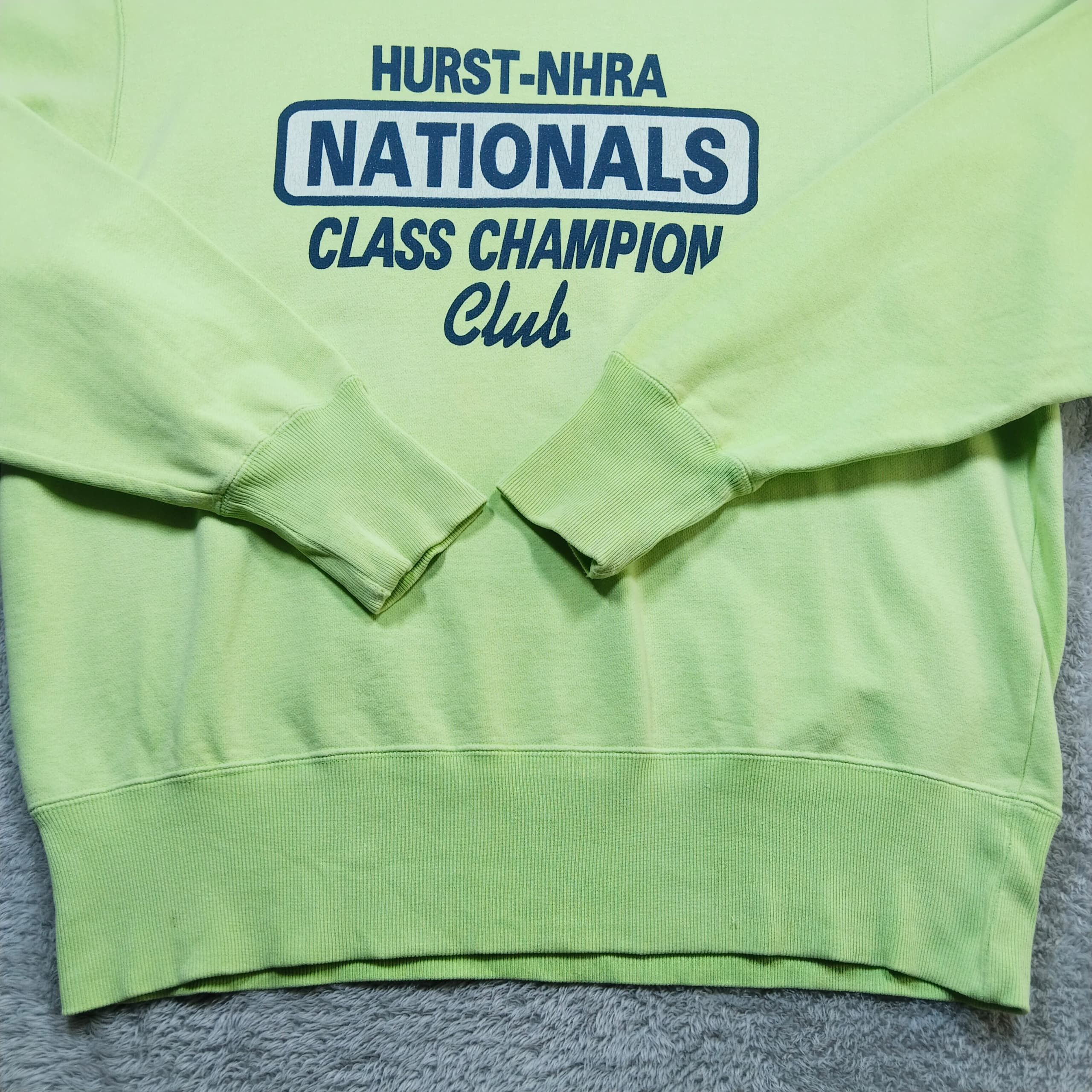 Japanese Brand HURST-NHRA GREEN CREWNECK SWEATSHIRT Size US M / EU 48-50 / 2 - 4 Thumbnail
