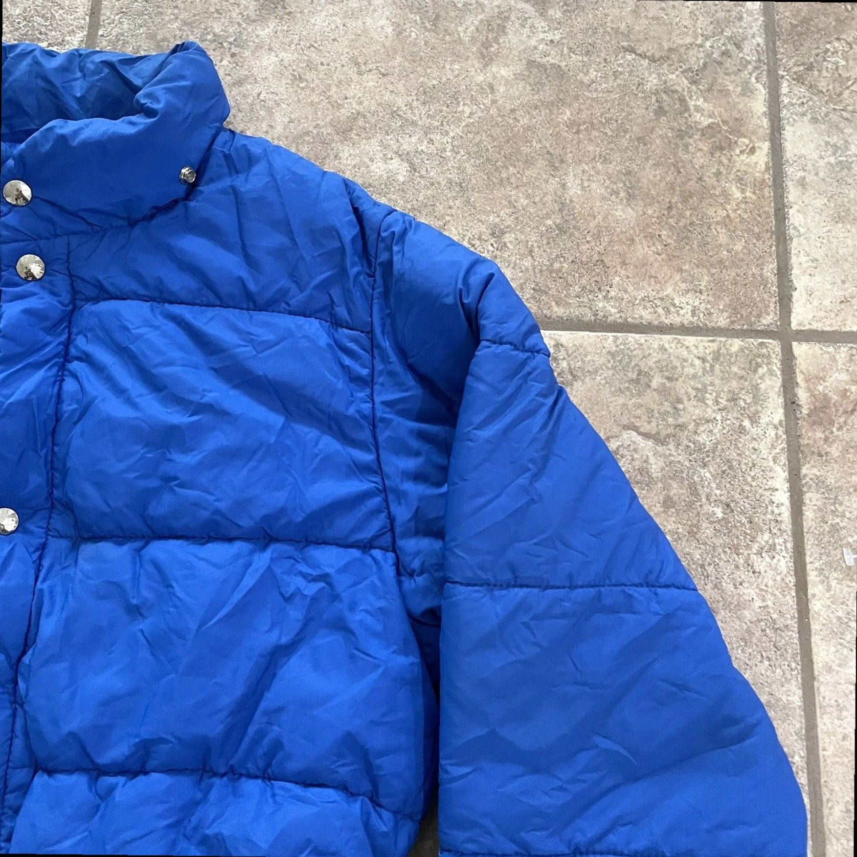 Vintage VINTAGE Woolrich Puffer Jacket Mens Medium Blue Size US M / EU 48-50 / 2 - 2 Thumbnail