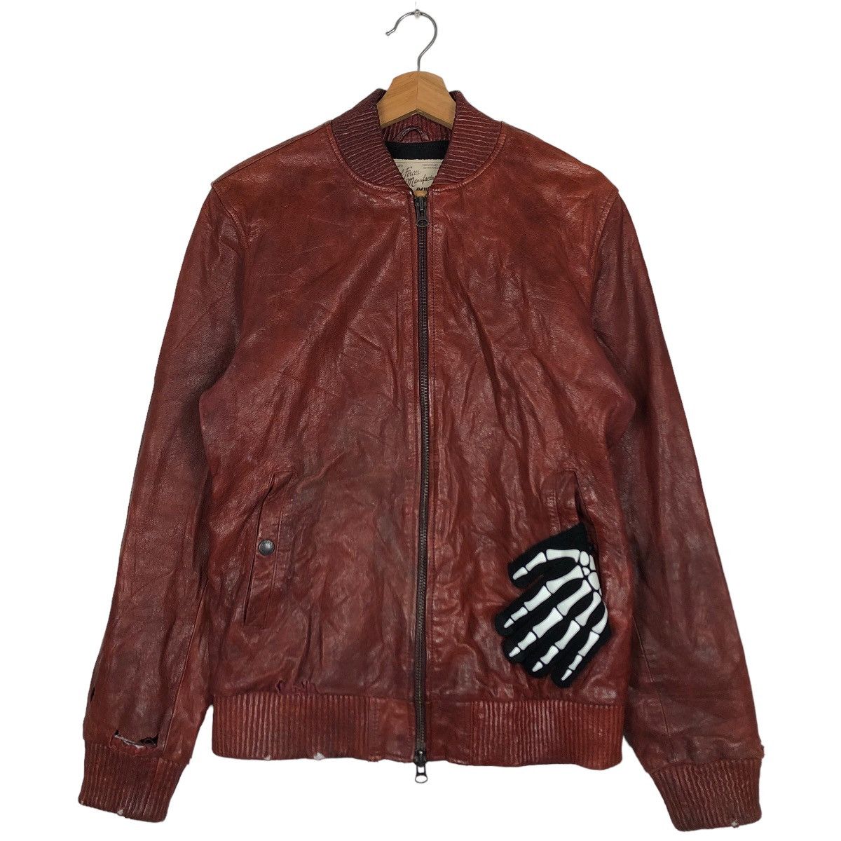Avirex 🔥90’s VINTAGE GEUINE LEATHER BOMBER JACKET AVIREX USA Size US L / EU 52-54 / 3 - 2 Thumbnail