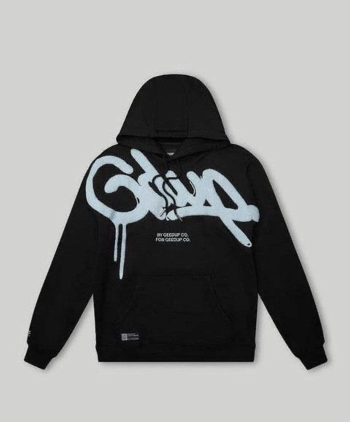 geedup blue and black hoodie very cheap