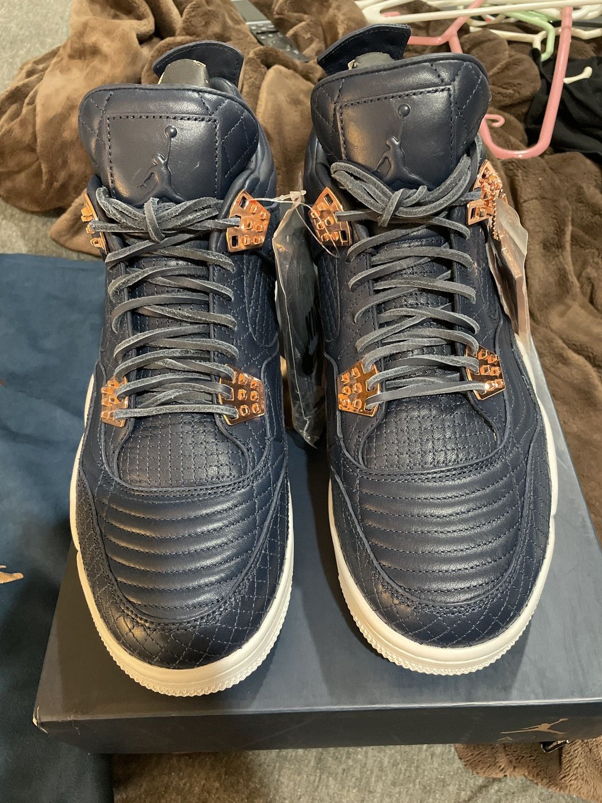 Jordan Brand Air Jordan 4 Premium Obsidian Size 11 Size US 11 / EU 44 - 3 Thumbnail