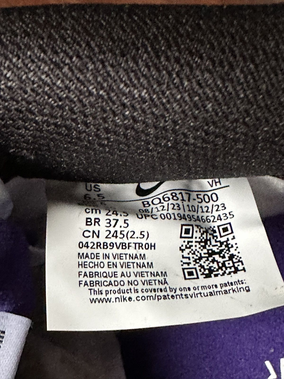 Nike Nike SB Dunk Low Court Purple Size 6.5M/8W BQ6817-500 Size US 6.5 / EU 39-40 - 6 Thumbnail