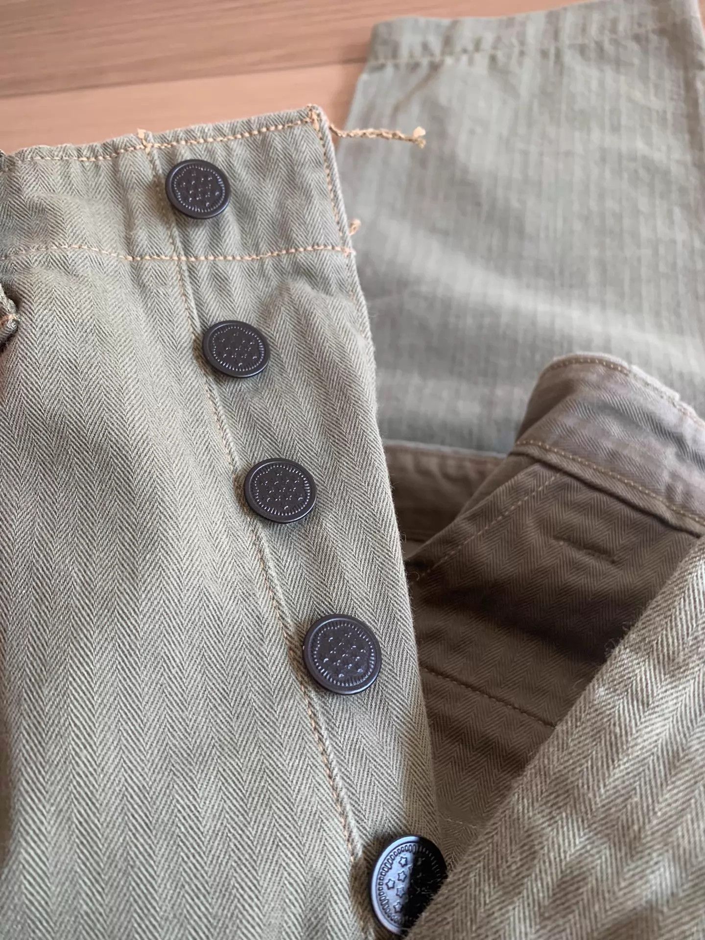 Freewheelers FREEWHEELERS Herringbone Heavyweight Mil Pants 32 99N Size US 32 / EU 48 - 5 Thumbnail