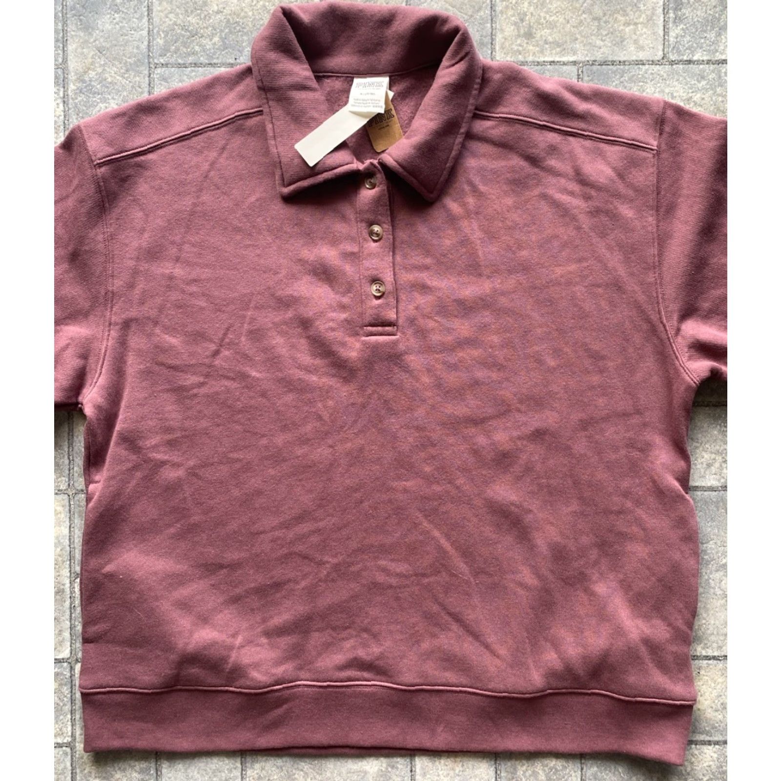 Pinko NWT PINK Sweatshirt Henley 3 Button Women’s Medium Pink Victoria’s Secret Activewear Womens M Size M / US 6-8 / IT 42-44 - 2 Thumbnail