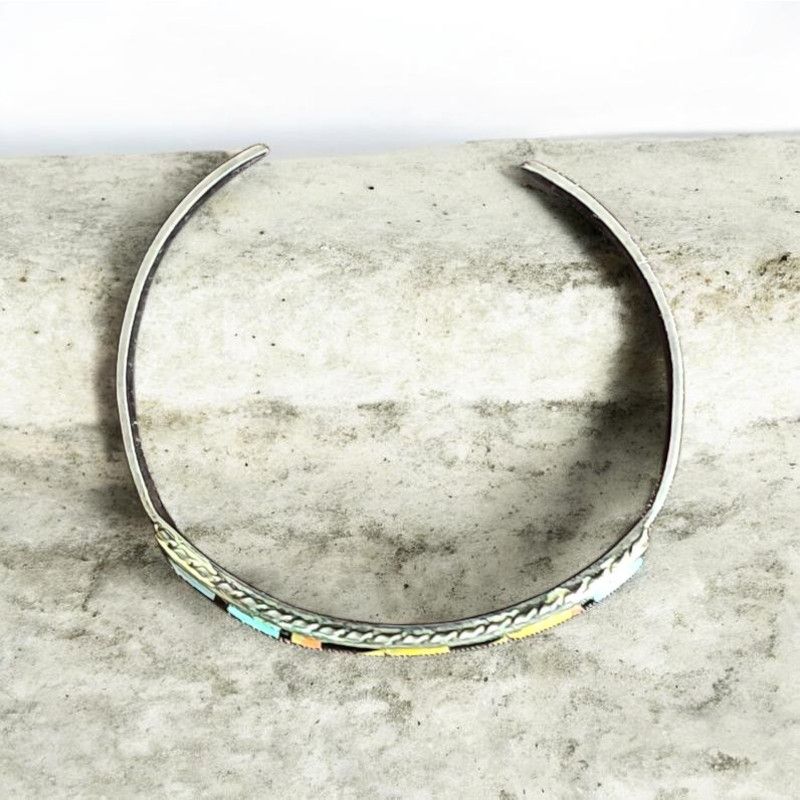 Other Sterling Bracelet Zuni John & Rosalie Bowannie JRB Navajo Size ONE SIZE - 4 Thumbnail