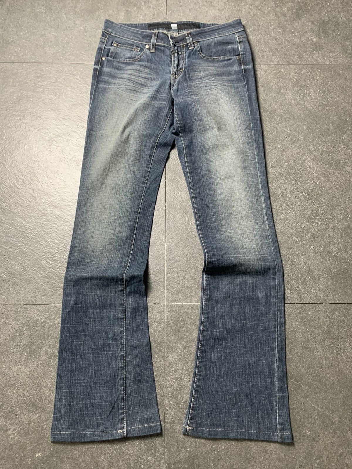 Marithe + Francois Girbaud 2000s Marithe Francois Girbaud Bootcut Denim Size 28" / US 6 / IT 42 - 2 Thumbnail