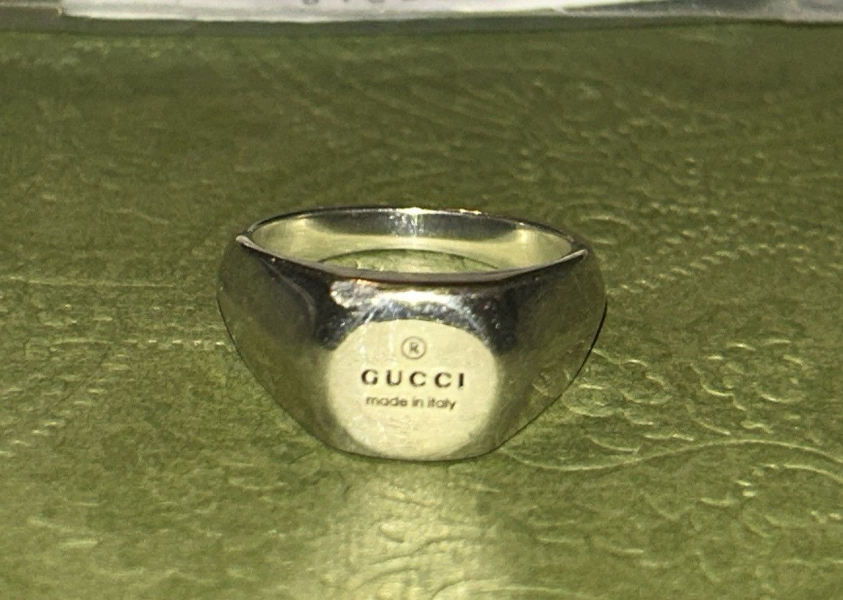 Gucci Gucci Trademark 10mm Silver 925 Ring Unisex Size ONE SIZE - 6 Thumbnail