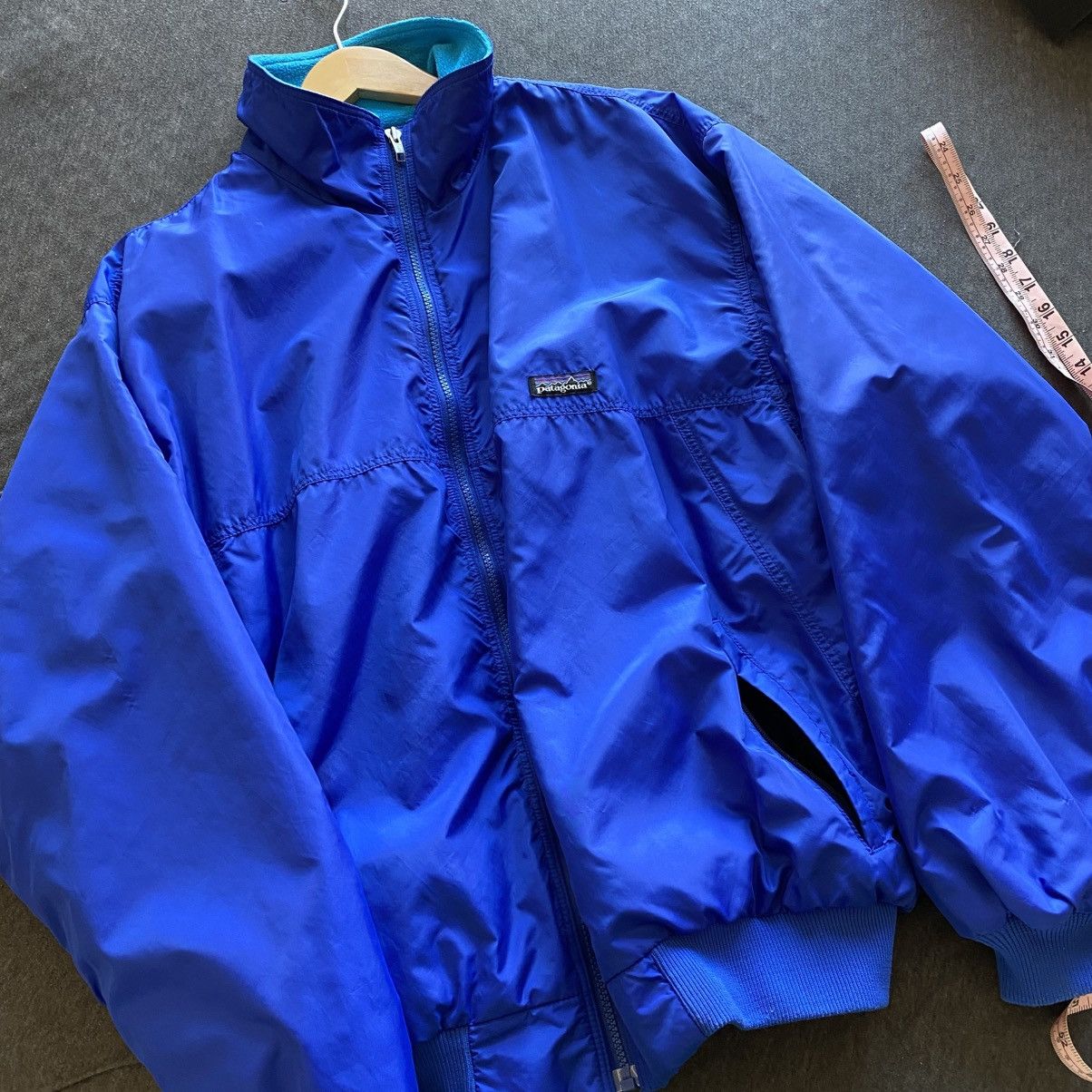Patagonia Vintage Patagonia Nylon Caplene Fleece Jacket Blue Teal 1980 Size US L / EU 52-54 / 3 - 9 Thumbnail