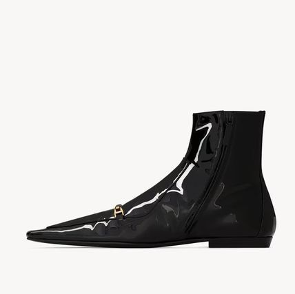Saint Laurent Paris oc11z0126 800641 Milton Boots in Patent Leather in Black Size US 11 / EU 44 - 3 Thumbnail