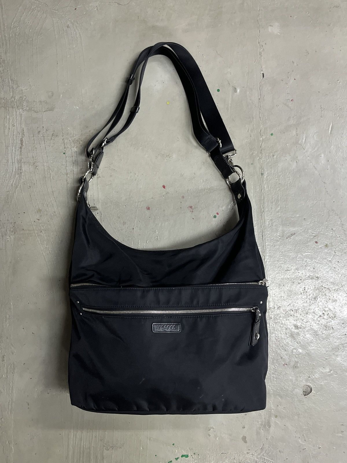 Ysaccs by Yohji Yamamoto Nylon Messenger Crossbody Bag