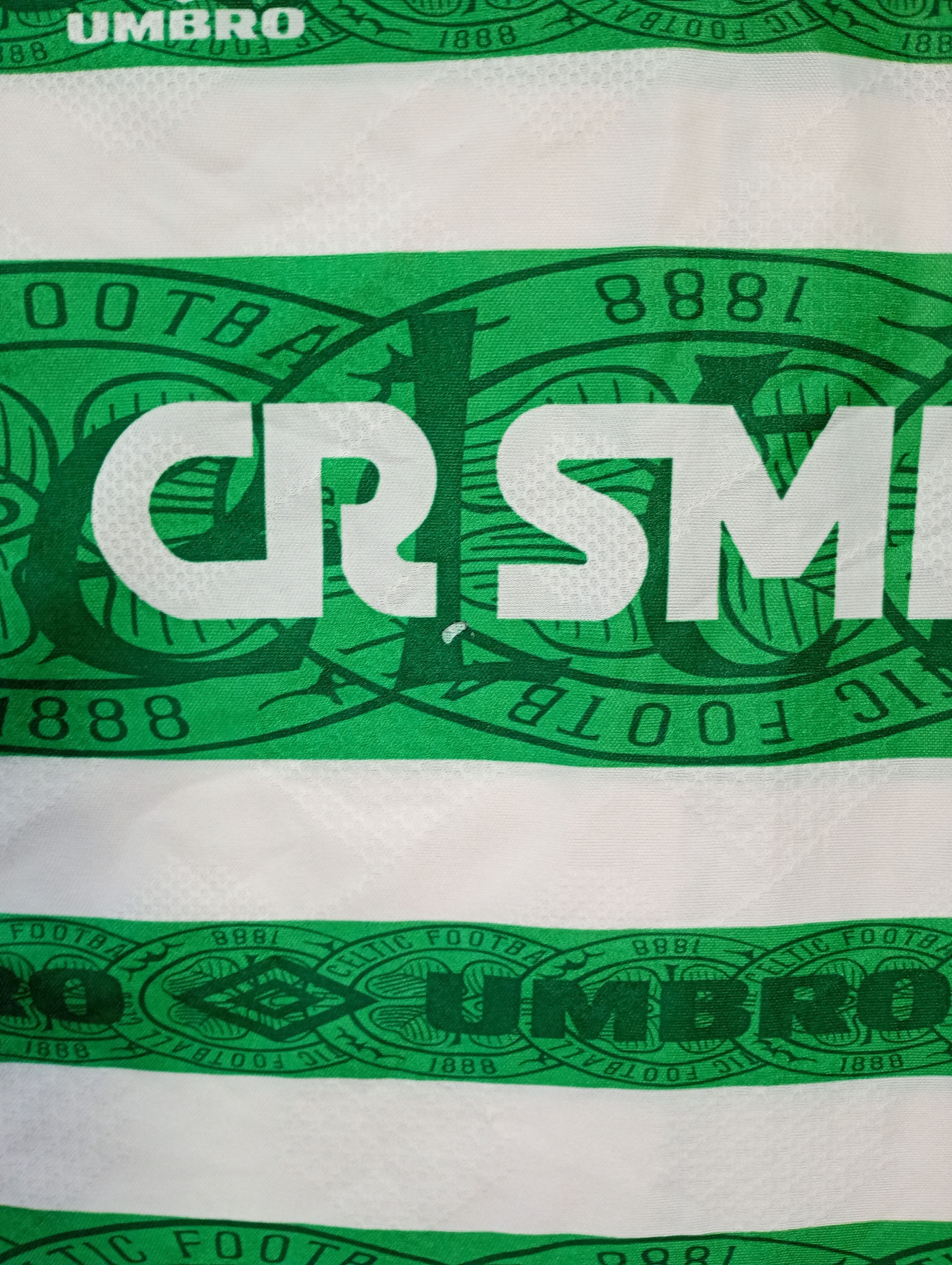Umbro Umbro Celtic FC Home Jersey 1995-1997 Size US L / EU 52-54 / 3 - 7 Thumbnail