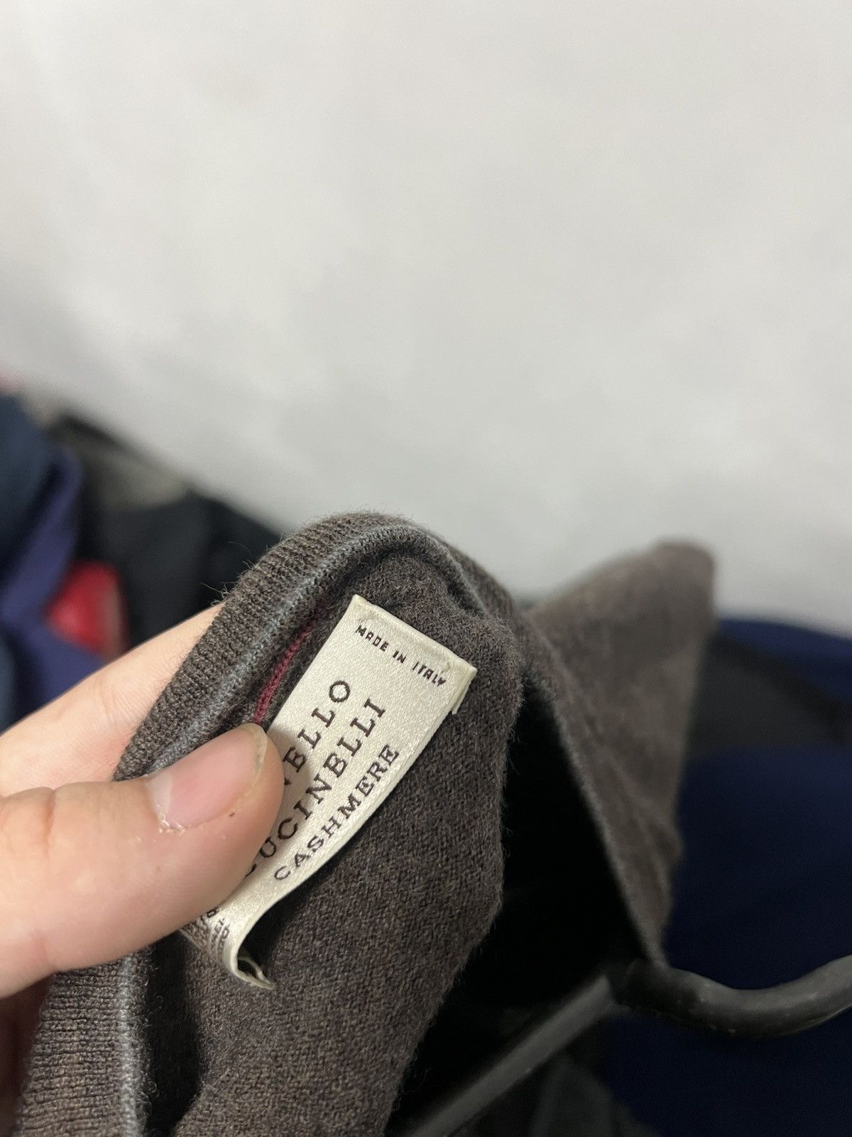 Brunello Cucinelli Mens Brunello Cucinelli Cashmere Sweater With Half Zip Size US M / EU 48-50 / 2 - 4 Thumbnail
