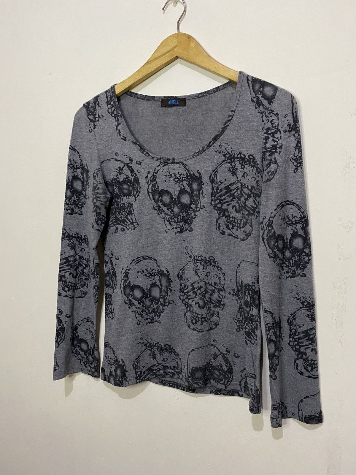 If Six Was Nine × Japanese Brand × Le Grande Bleu (L.G.B.) ANGLE Skull Longsleve LGB Ifsixwasnie Size L / US 10 / IT 46 - 2 Thumbnail