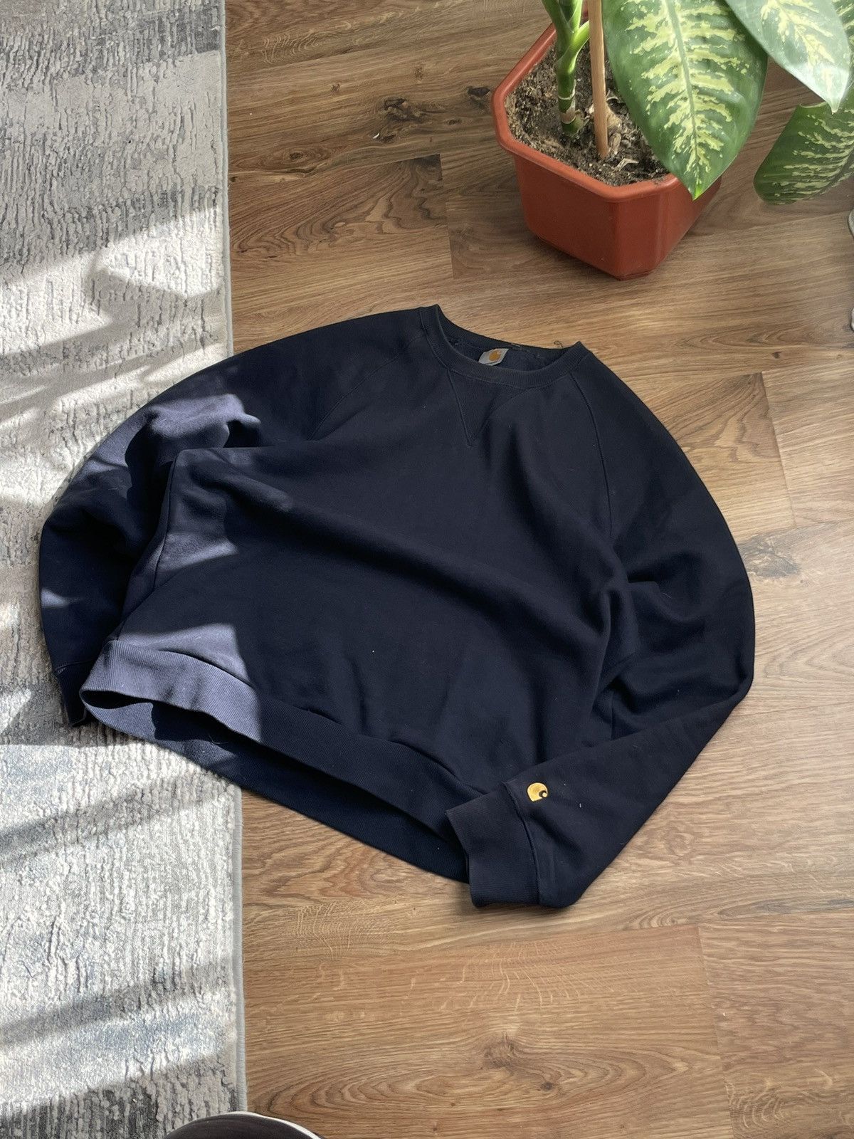 Carhartt × Vintage Carhartt vintage navy sweatshirt Size US M / EU 48-50 / 2 - 2 Thumbnail