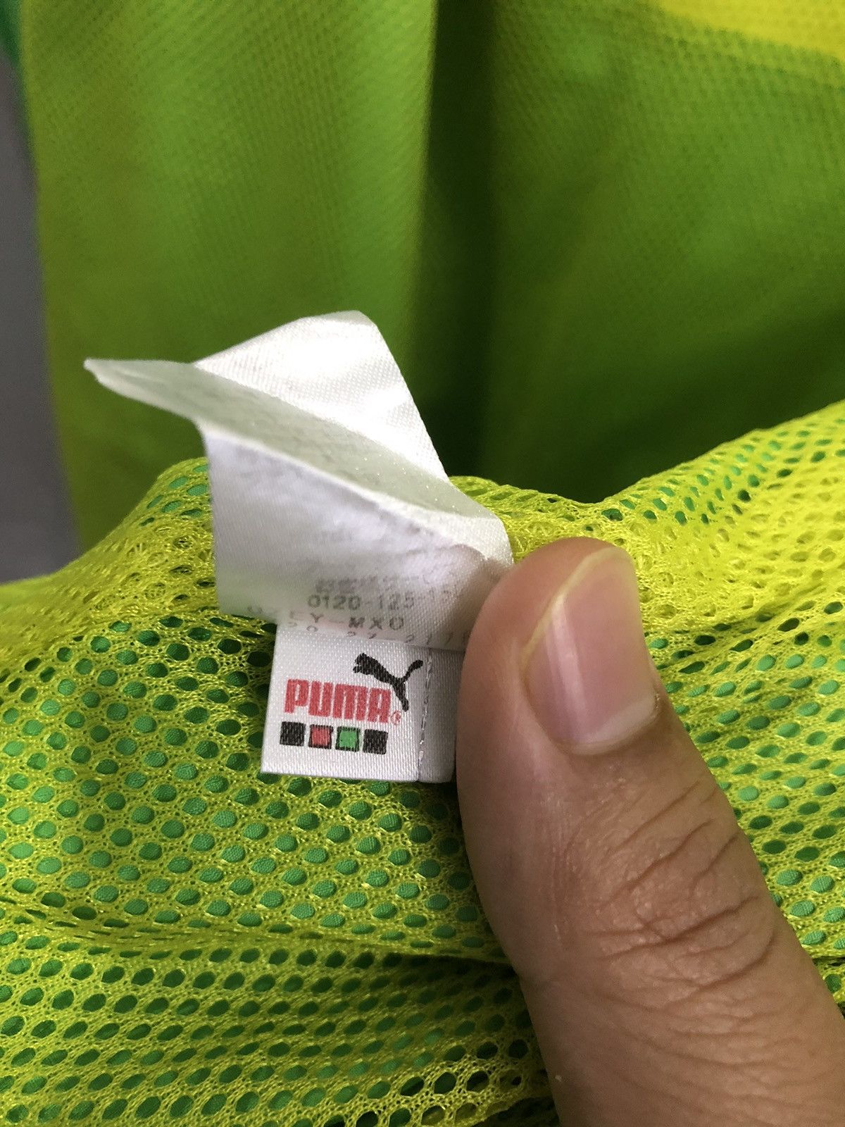 Puma Puma Neon Green / Yellow Windbreaker Jacket Size US S / EU 44-46 / 1 - 10 Thumbnail