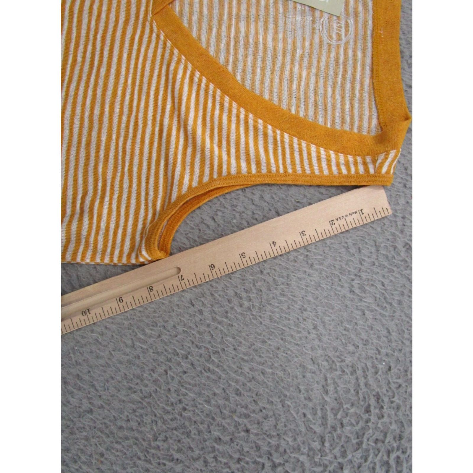 Vintage Maurices Women's Tank Striped Lightweight Sleeveless V-Neck S NEW Size S / US 4 / IT 40 - 6 Thumbnail