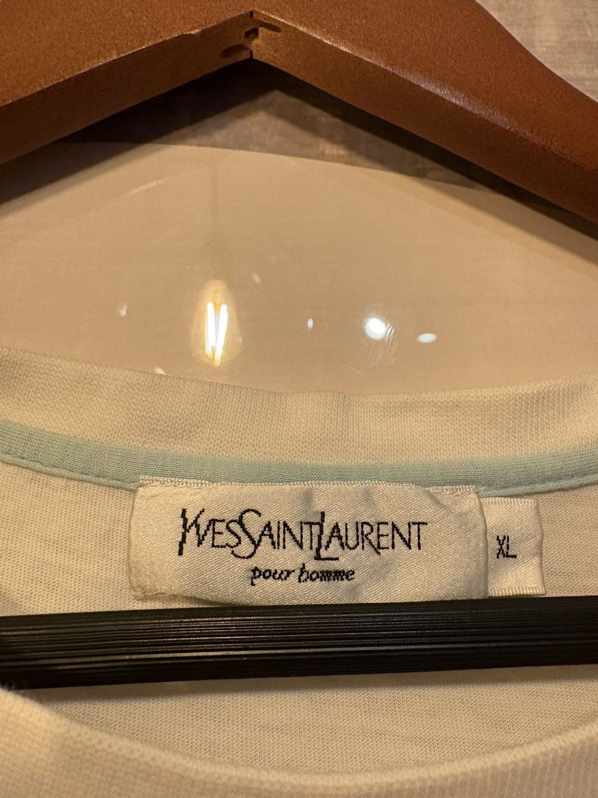 Yves Saint Laurent Yves Saint Laurent Vintage T-shirt Size US XL / EU 56 / 4 - 4 Thumbnail