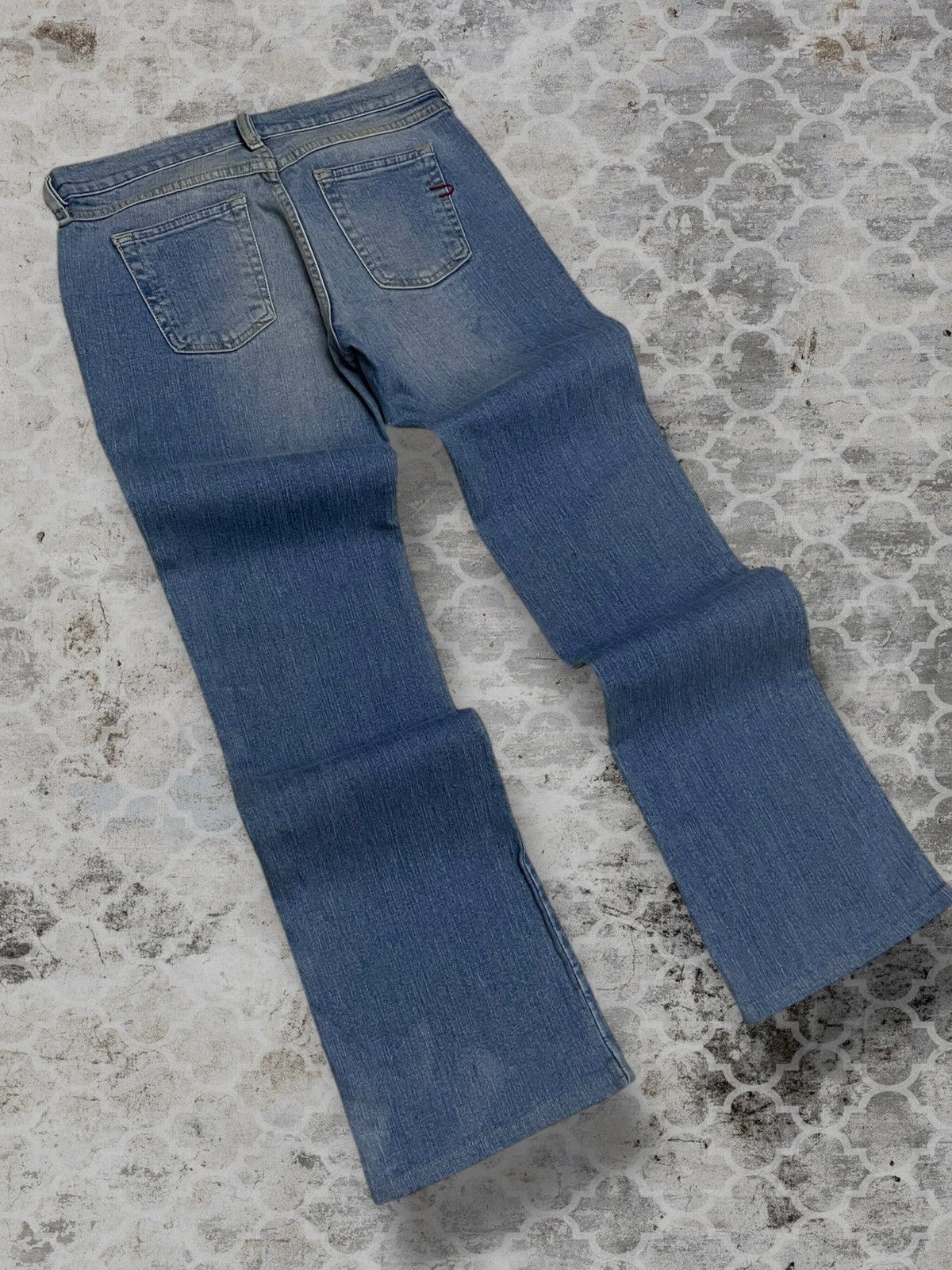Diesel Vintage Authentic Designer Diesel Flared Blue Denim Size US 28 / EU 44 - 10 Thumbnail