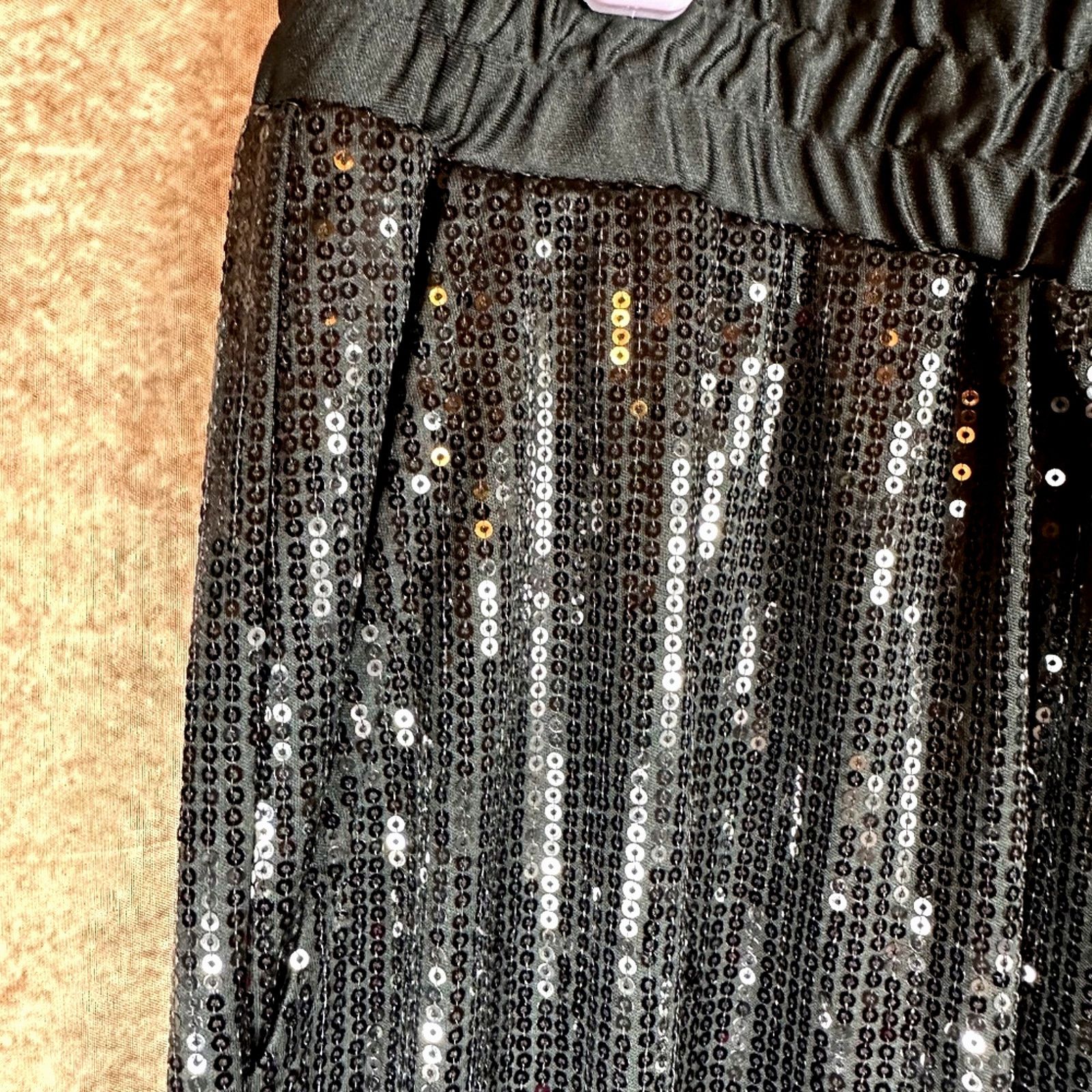 Other Shavonne Dorsey Sequin Jogger Black M Size 29" - 7 Thumbnail