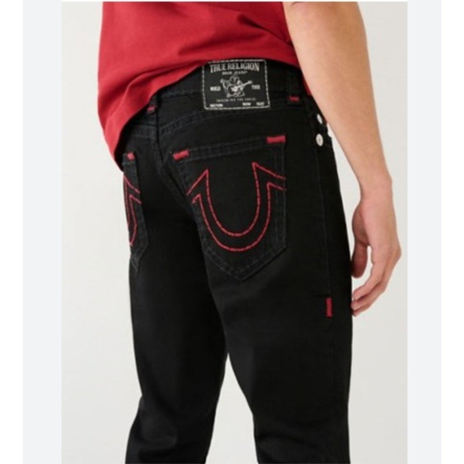 True Religion true religion super t stitching ricky relaxed straight fit Size US 36 / EU 52 - 1 Thumbnail