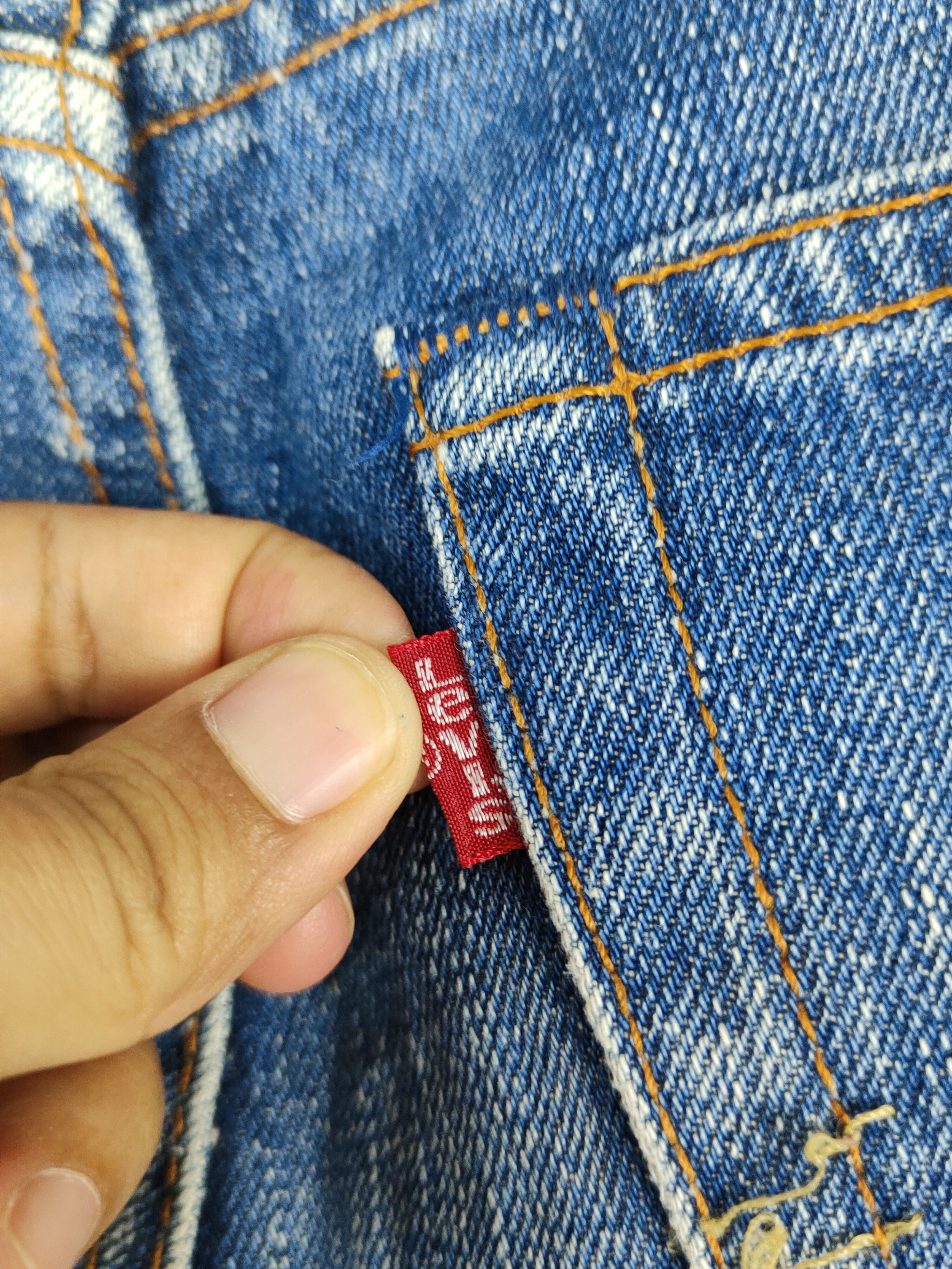Levi's Levi's Blue Distressed Ripped denim Jeans #W141499 Size US 32 / EU 48 - 10 Thumbnail