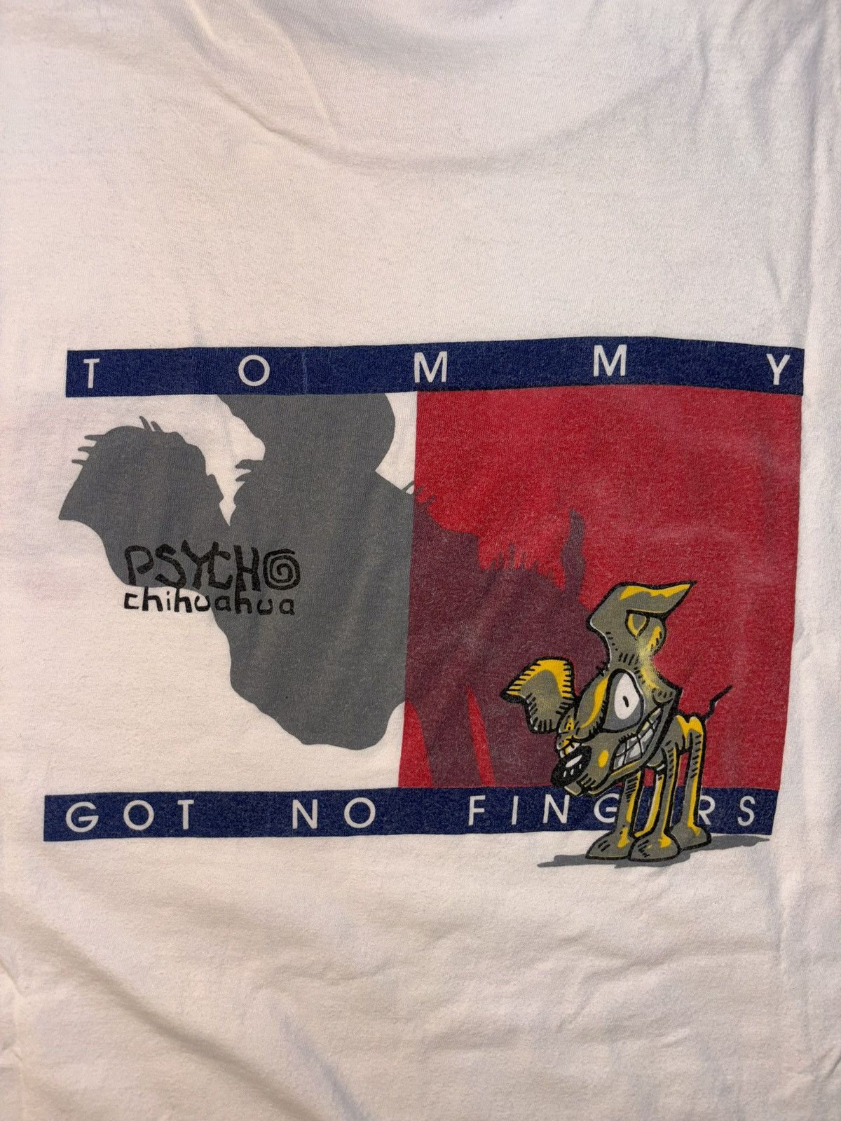 Tommy Hilfiger Vtg Psycho Chihuahua Mexico Tommy Hilfiger Parody Souvenir Size US XXL / EU 58 / 5 - 9 Thumbnail