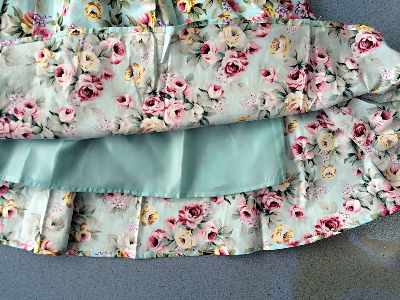 Other Cotton dress floral print sleeveless slim fit retro style Size XL / US 12-14 / IT 48-50 - 5 Thumbnail