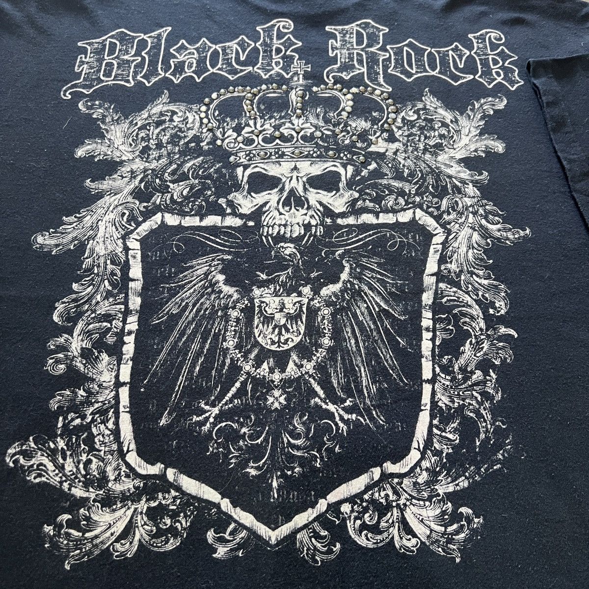 Vintage Y2K Black Rock skull Streetwear 3XL Graphic Fashion Tattoo Size US XXL / EU 58 / 5 - 3 Thumbnail